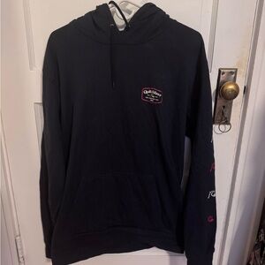 Quiksilver Black Sweatshirt Casual Cotton Blend